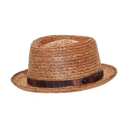 Cuba Pork Pie Raffia Blue | ΚΑΠΕΛΑ GIORGIO HATTER